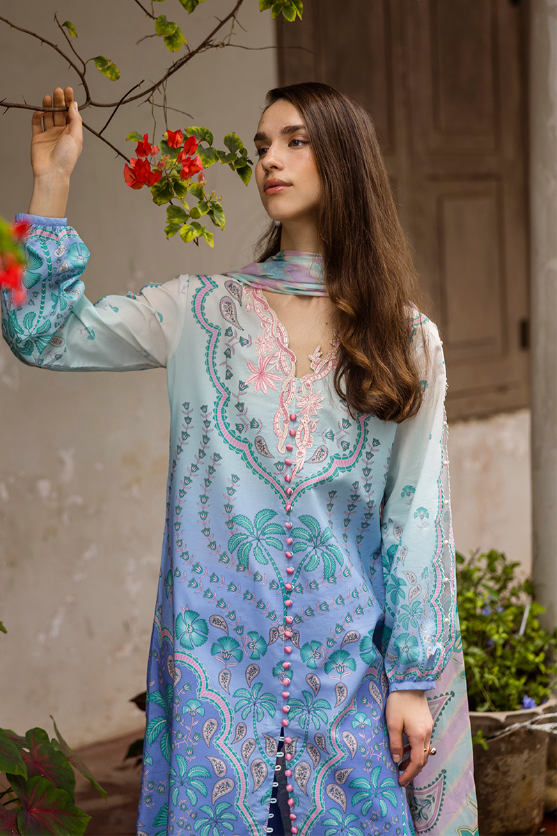 Mushq | La Dolce Hemline Prints 25 | Ameta - by - Libasekhas UK - Registered Vendor of : Mushq - 100% Original Designer Dresss
