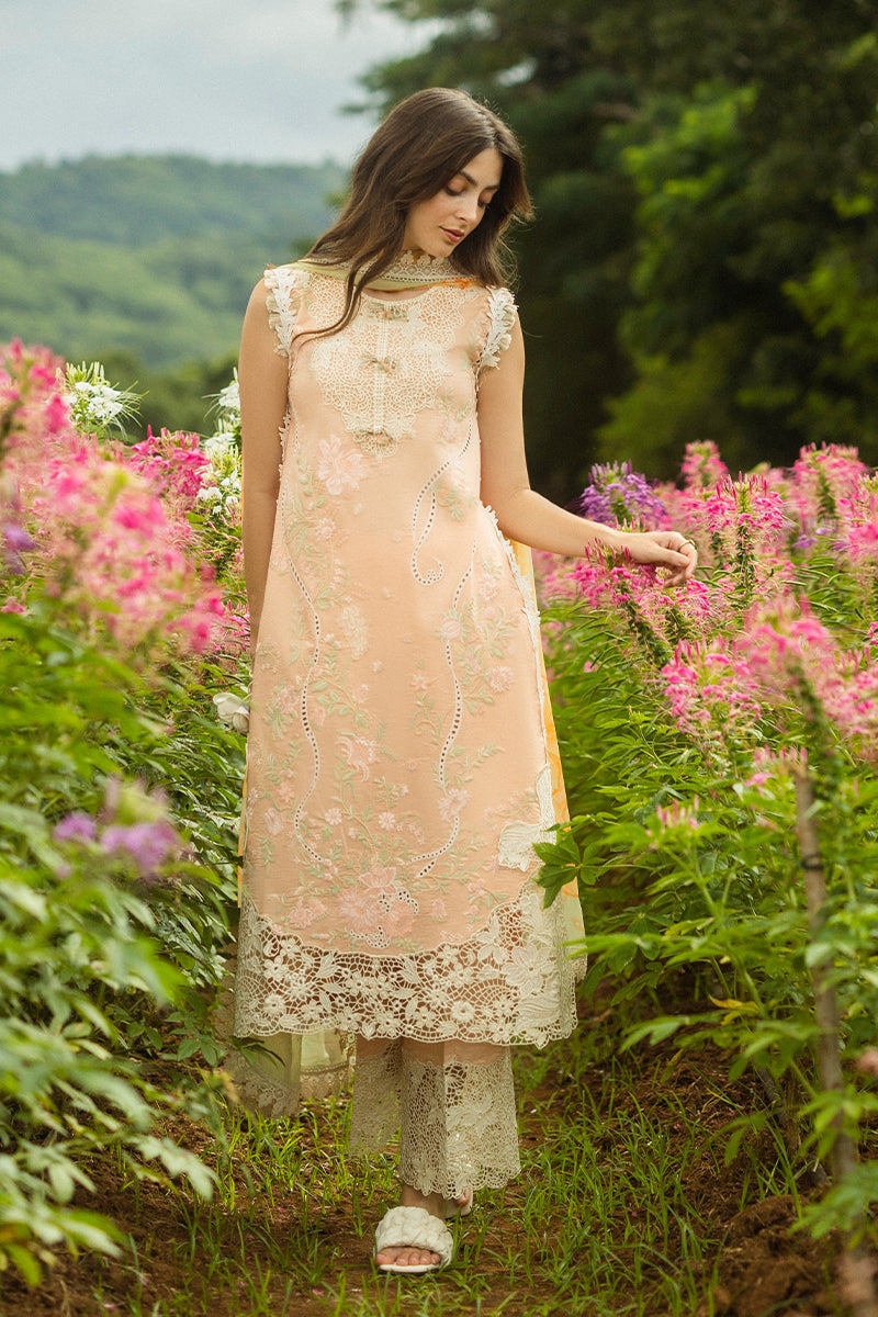 Mushq | Secret Garden Hemline 25 | Moonlit Petals - by - Libasekhas UK - Registered Vendor of : Mushq - 100% Original Designer Dresss