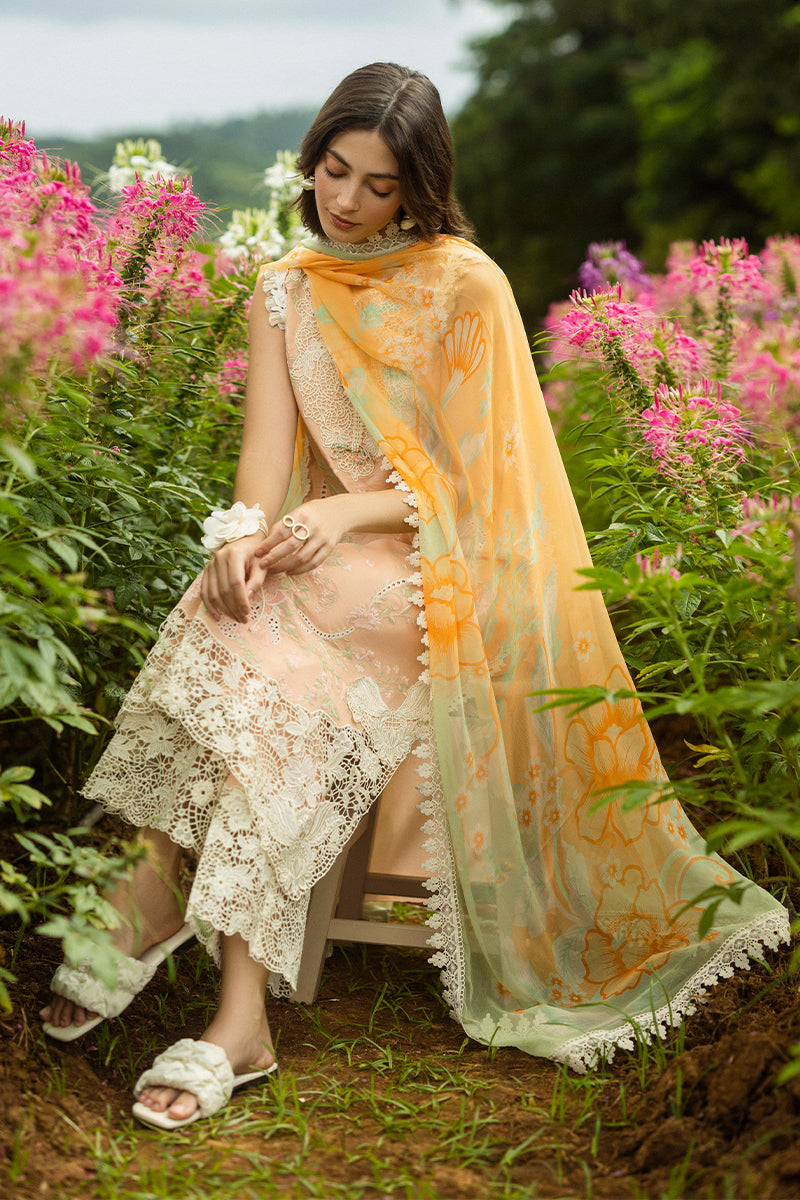 Mushq | Secret Garden Hemline 25 | Moonlit Petals - by - Libasekhas UK - Registered Vendor of : Mushq - 100% Original Designer Dresss