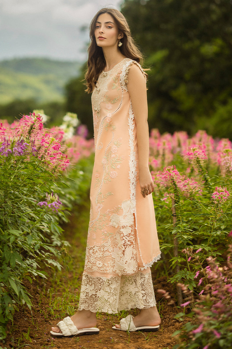 Mushq | Secret Garden Hemline 25 | Moonlit Petals - by - Libasekhas UK - Registered Vendor of : Mushq - 100% Original Designer Dresss
