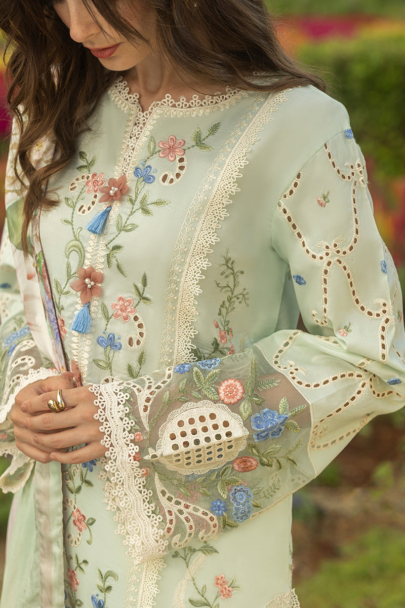 Mushq | Secret Garden Hemline 25 | Starlit Lilies - by - Libasekhas UK - Registered Vendor of : Mushq - 100% Original Designer Dresss