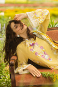 Mushq | Secret Garden Hemline 25 | Faded Sunflower - by - Libasekhas UK - Registered Vendor of : Mushq - 100% Original Designer Dresss