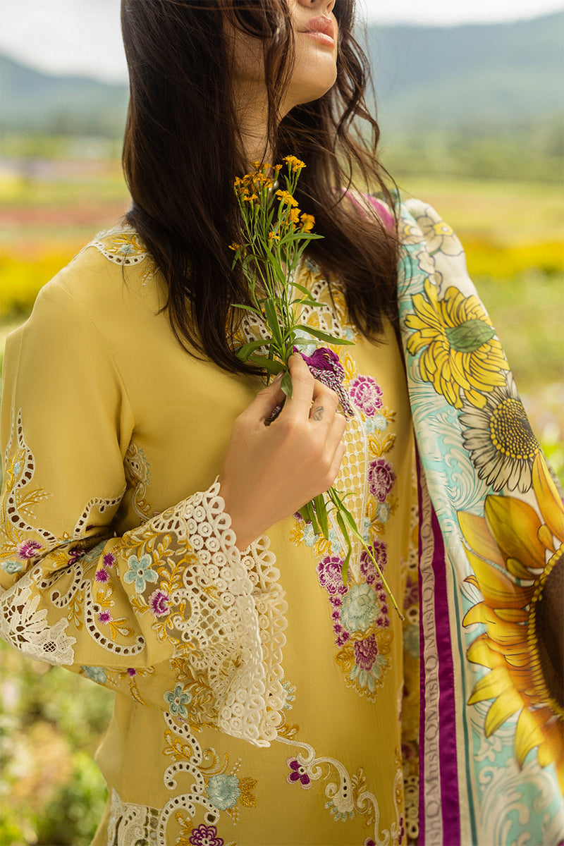 Mushq | Secret Garden Hemline 25 | Faded Sunflower - by - Libasekhas UK - Registered Vendor of : Mushq - 100% Original Designer Dresss