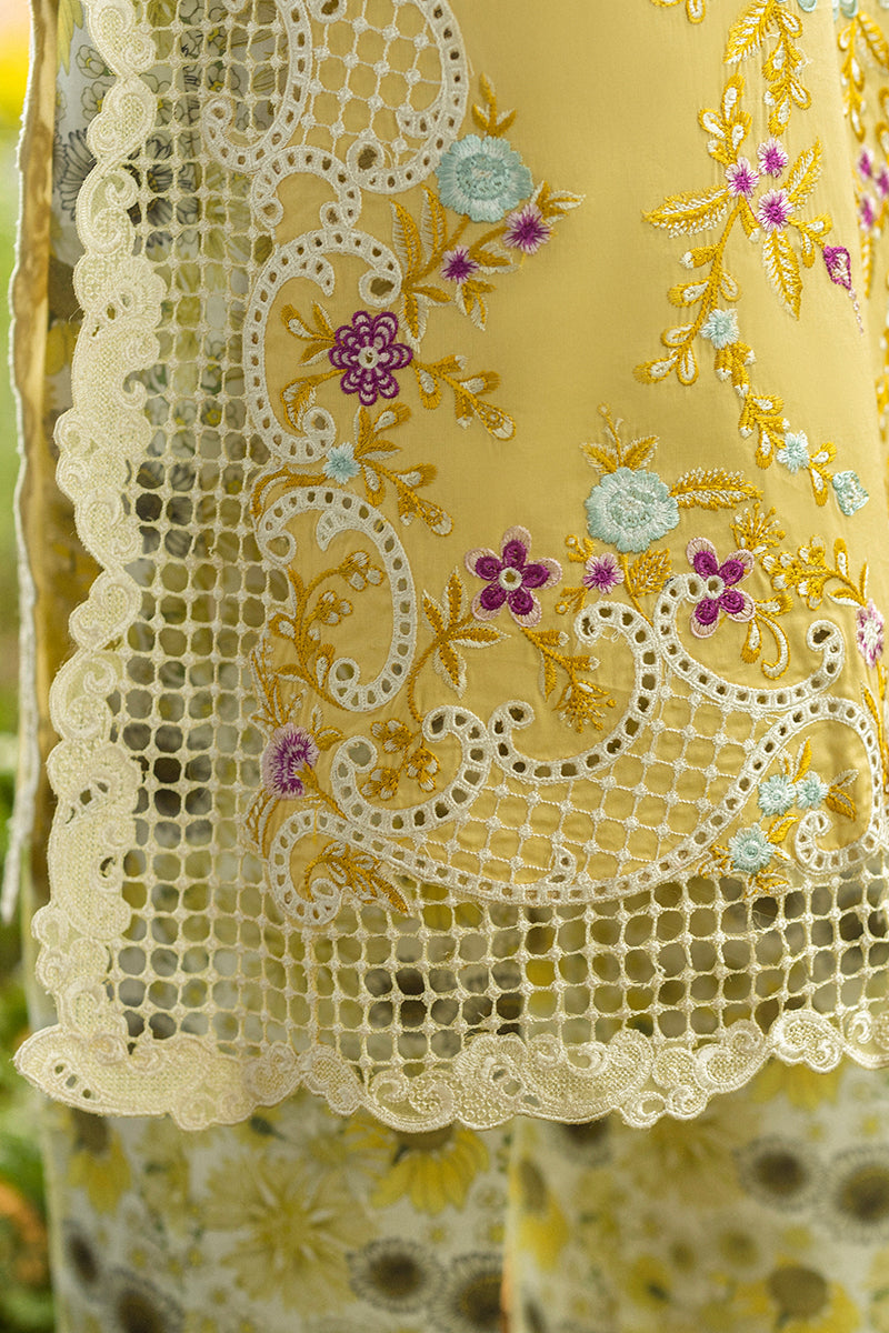 Mushq | Secret Garden Hemline 25 | Faded Sunflower - by - Libasekhas UK - Registered Vendor of : Mushq - 100% Original Designer Dresss
