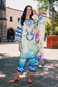 Mushq | La Dolce Hemline Prints 25 | Floral Paradise - by - Libasekhas UK - Registered Vendor of : Mushq - 100% Original Designer Dresss
