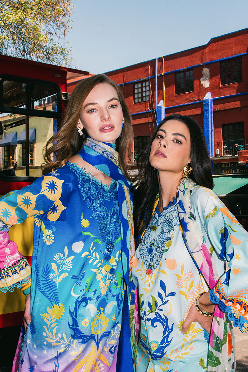 Mushq | La Dolce Hemline Prints 25 | Floral Paradise - by - Libasekhas UK - Registered Vendor of : Mushq - 100% Original Designer Dresss