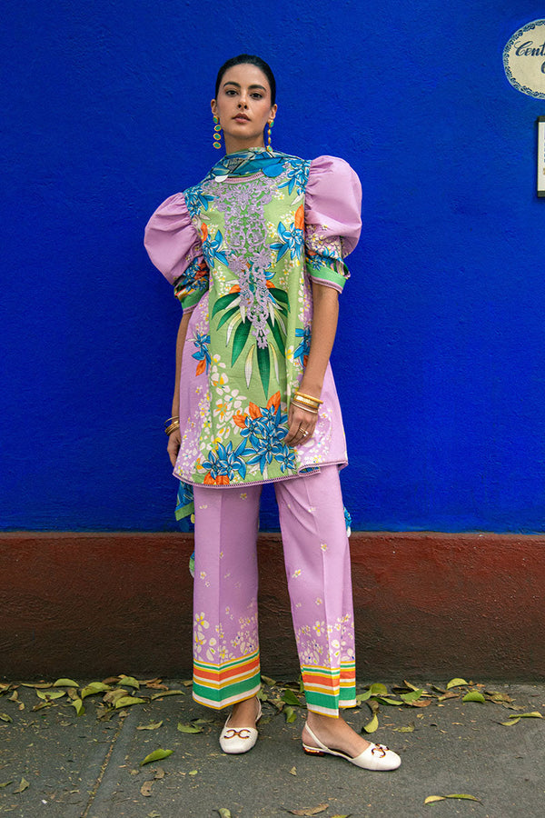Mushq | La Dolce Hemline Prints 25 | Ecstasy - by - Libasekhas UK - Registered Vendor of : Mushq - 100% Original Designer Dresss