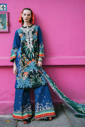 Mushq | La Dolce Hemline Prints 25 | Life of Irises - by - Libasekhas UK - Registered Vendor of : Mushq - 100% Original Designer Dresss