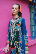 Mushq | La Dolce Hemline Prints 25 | Life of Irises - by - Libasekhas UK - Registered Vendor of : Mushq - 100% Original Designer Dresss