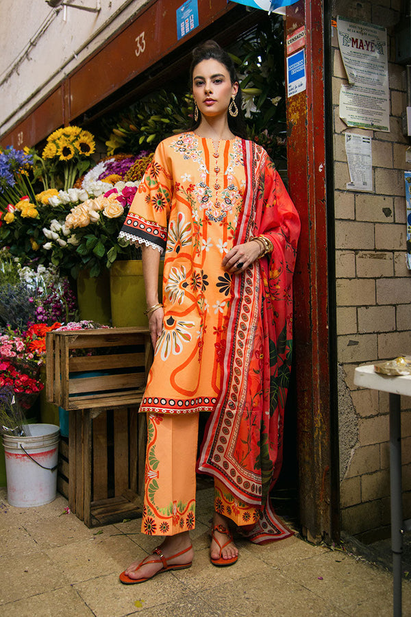 Mushq | La Dolce Hemline Prints 25 | Doves of Garden - by - Libasekhas UK - Registered Vendor of : Mushq - 100% Original Designer Dresss