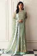 Mushq | Hemline Aura Debut Wedding Formals | PISTACHIO - by - Libasekhas UK - Registered Vendor of : Mushq - 100% Original Designer Dresss