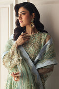 Mushq | Hemline Aura Debut Wedding Formals | PISTACHIO - by - Libasekhas UK - Registered Vendor of : Mushq - 100% Original Designer Dresss