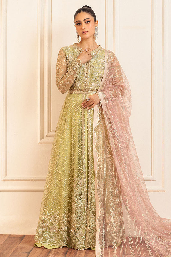 Mushq | Hemline Aura Debut Wedding Formals | WASABI - by - Libasekhas UK - Registered Vendor of : Mushq - 100% Original Designer Dresss