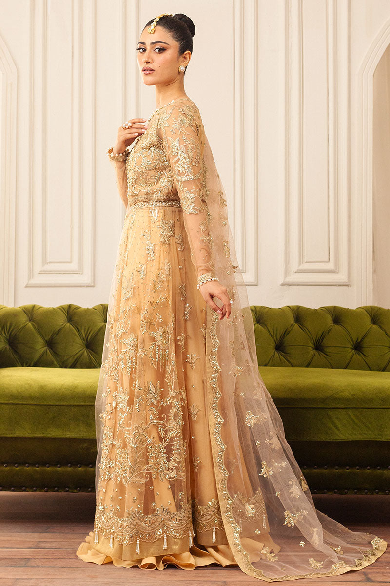 Mushq | Hemline Aura Debut Wedding Formals | CHAMOIS - by - Libasekhas UK - Registered Vendor of : Mushq - 100% Original Designer Dresss