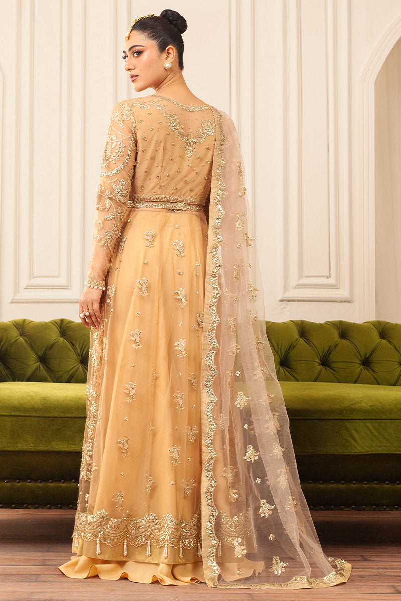 Mushq | Hemline Aura Debut Wedding Formals | CHAMOIS - by - Libasekhas UK - Registered Vendor of : Mushq - 100% Original Designer Dresss