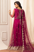 Mushq | Hemline Aura Debut Wedding Formals | FUCHSIA - by - Libasekhas UK - Registered Vendor of : Mushq - 100% Original Designer Dresss