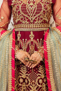 Mushq | Hemline Aura Debut Wedding Formals | SCARLET - by - Libasekhas UK - Registered Vendor of : Mushq - 100% Original Designer Dresss