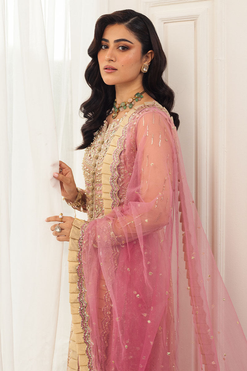 Mushq | Hemline Aura Debut Wedding Formals | AMARANTH - by - Libasekhas UK - Registered Vendor of : Mushq - 100% Original Designer Dresss