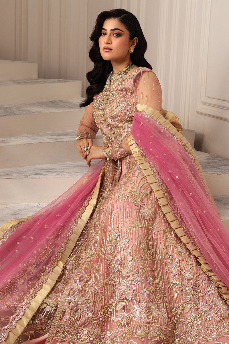 Mushq | Hemline Aura Debut Wedding Formals | AMARANTH - by - Libasekhas UK - Registered Vendor of : Mushq - 100% Original Designer Dresss