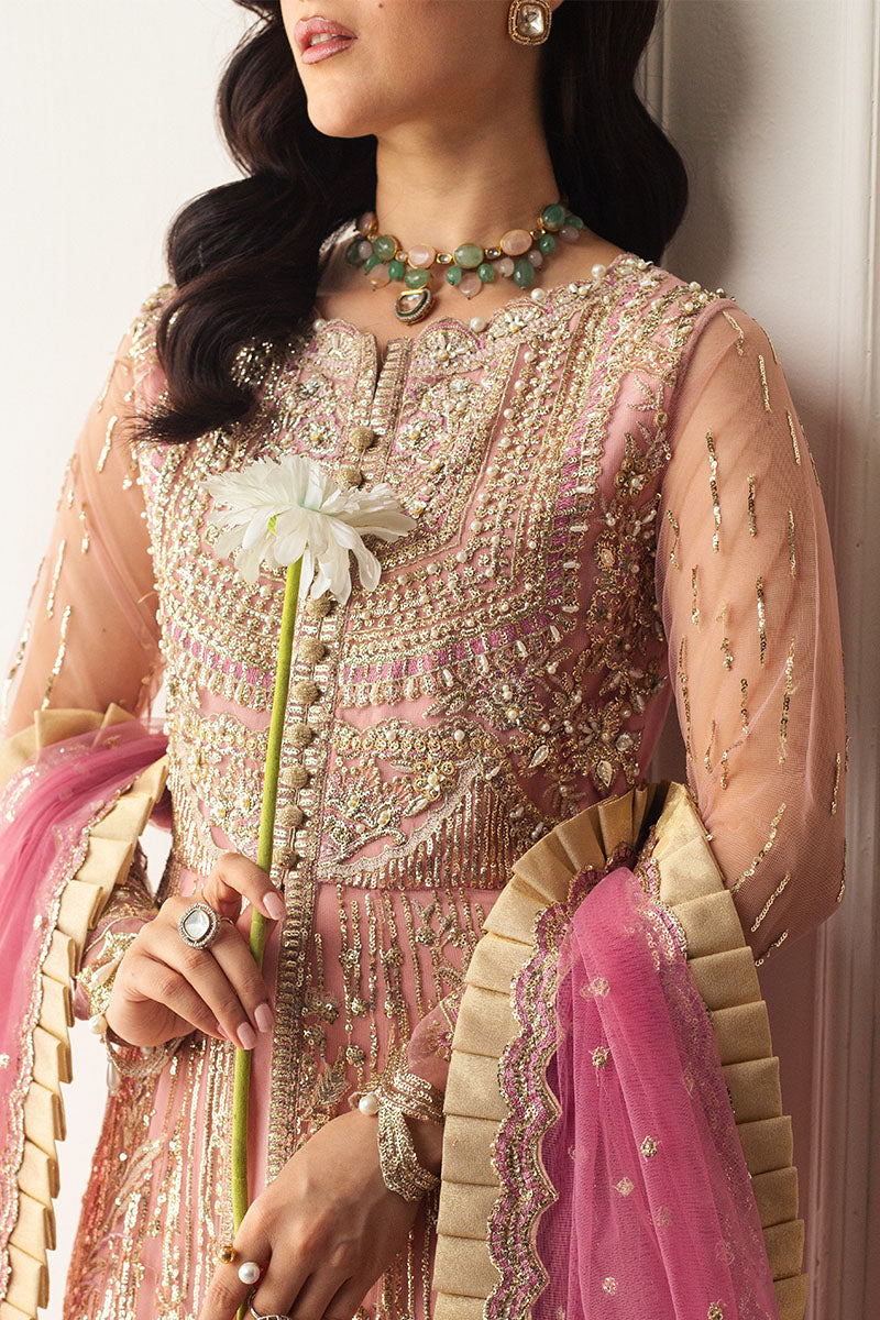 Mushq | Hemline Aura Debut Wedding Formals | AMARANTH - by - Libasekhas UK - Registered Vendor of : Mushq - 100% Original Designer Dresss