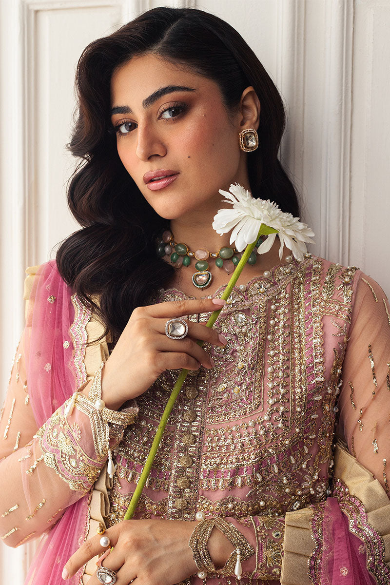 Mushq | Hemline Aura Debut Wedding Formals | AMARANTH - by - Libasekhas UK - Registered Vendor of : Mushq - 100% Original Designer Dresss