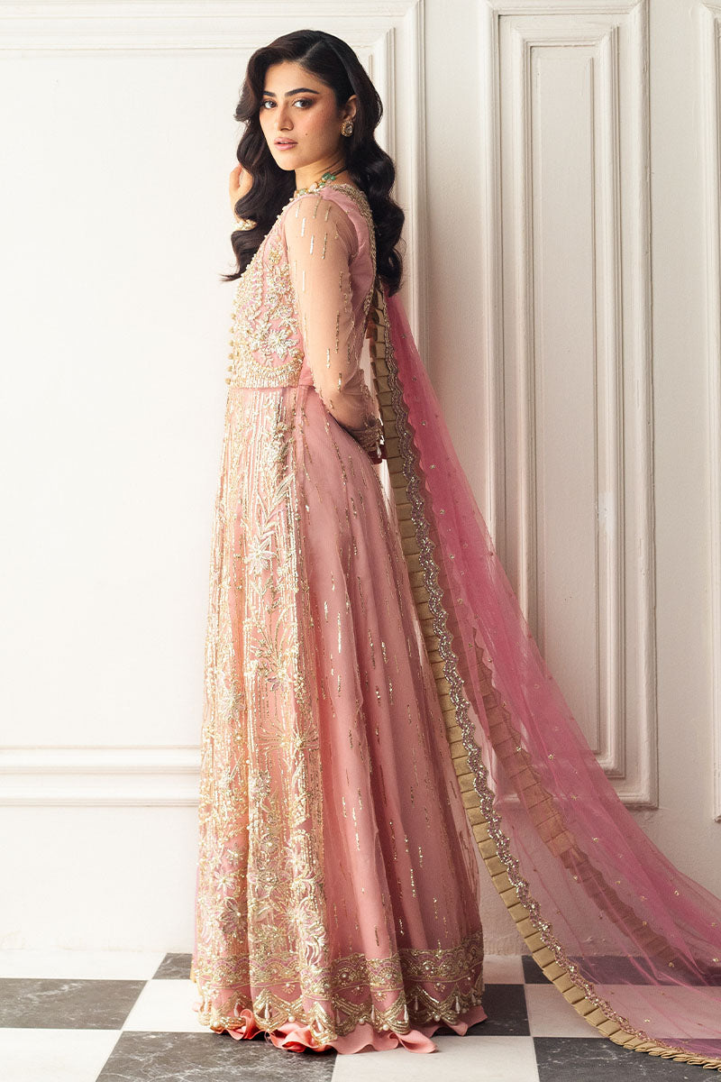 Mushq | Hemline Aura Debut Wedding Formals | AMARANTH - by - Libasekhas UK - Registered Vendor of : Mushq - 100% Original Designer Dresss