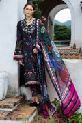 Mushq | Mirasol Printed Cambric | Medi Noche - by Libasekhas UK - Registered Vendor of : Mushq - 100% Original Designer Dress