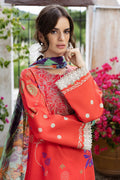 Mushq | Mirasol Printed Cambric | Carmin Rosa - by Libasekhas UK - Registered Vendor of : Mushq - 100% Original Designer Dress