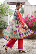 Mushq | Mirasol Printed Cambric | Carmin Rosa - by Libasekhas UK - Registered Vendor of : Mushq - 100% Original Designer Dress