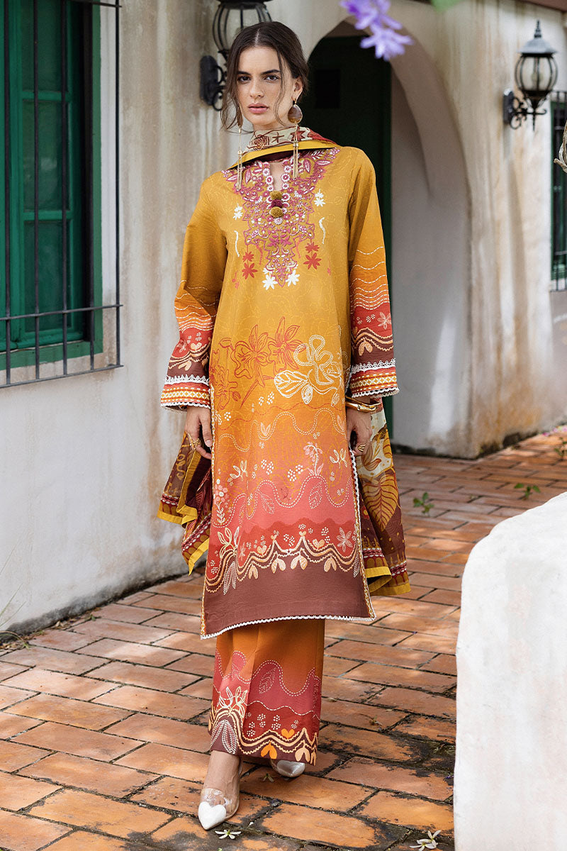 Mushq | Mirasol Printed Cambric | Desierto Sol - by Libasekhas UK - Registered Vendor of : Mushq - 100% Original Designer Dress