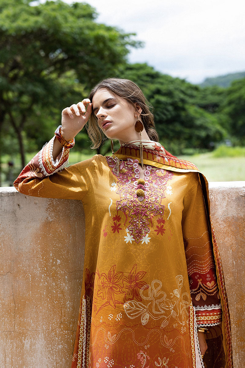 Mushq | Mirasol Printed Cambric | Desierto Sol - by Libasekhas UK - Registered Vendor of : Mushq - 100% Original Designer Dress