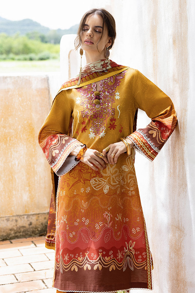 Mushq | Mirasol Printed Cambric | Desierto Sol - by Libasekhas UK - Registered Vendor of : Mushq - 100% Original Designer Dress