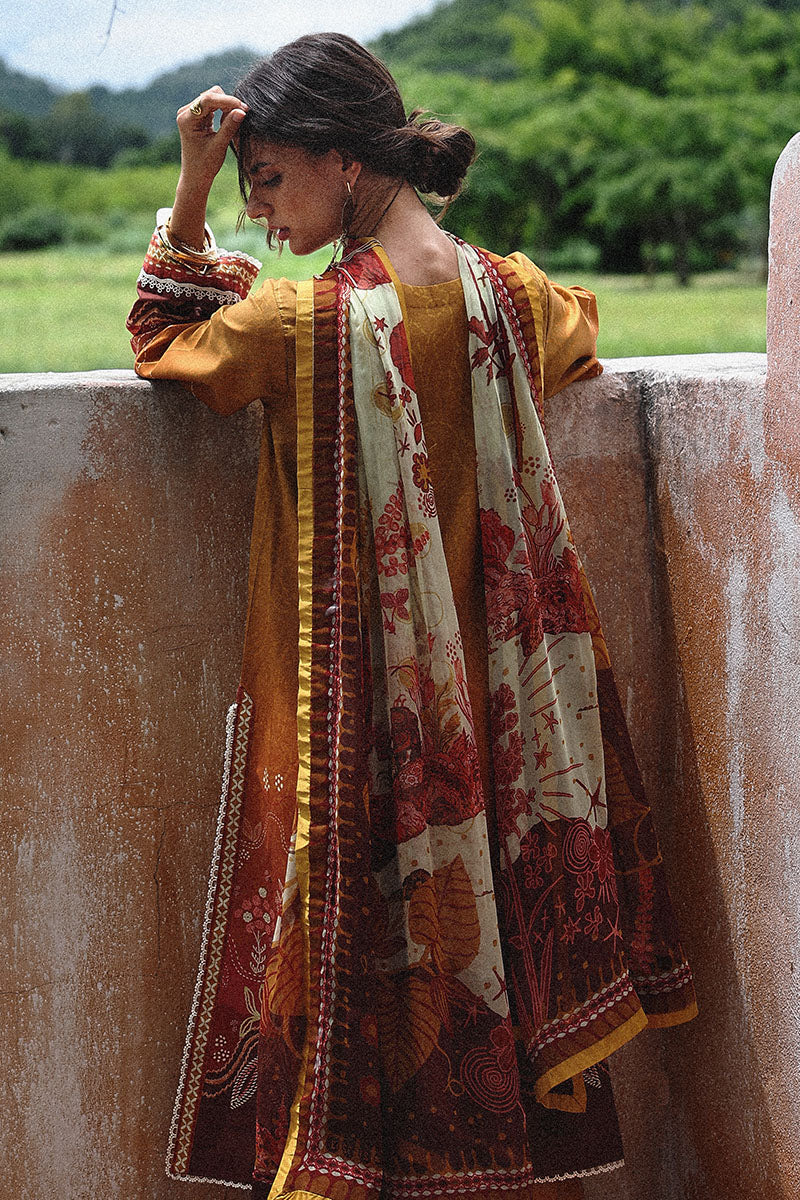 Mushq | Mirasol Printed Cambric | Desierto Sol - by Libasekhas UK - Registered Vendor of : Mushq - 100% Original Designer Dress