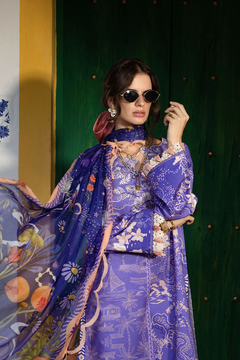 Mushq | Mirasol Printed Cambric | Alma Mia - by Libasekhas UK - Registered Vendor of : Mushq - 100% Original Designer Dress