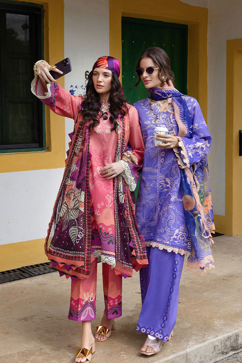 Mushq | Mirasol Printed Cambric | Alma Mia - by Libasekhas UK - Registered Vendor of : Mushq - 100% Original Designer Dress