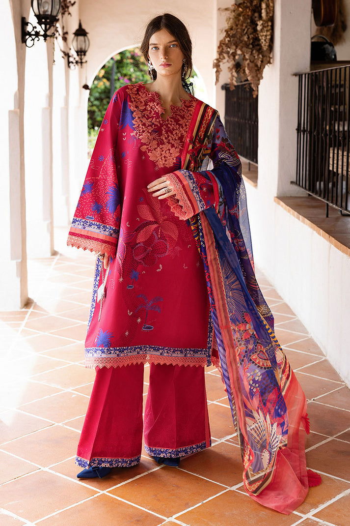 Mushq | Mirasol Printed Cambric | Voz Dulce - by Libasekhas UK - Registered Vendor of : Mushq - 100% Original Designer Dress