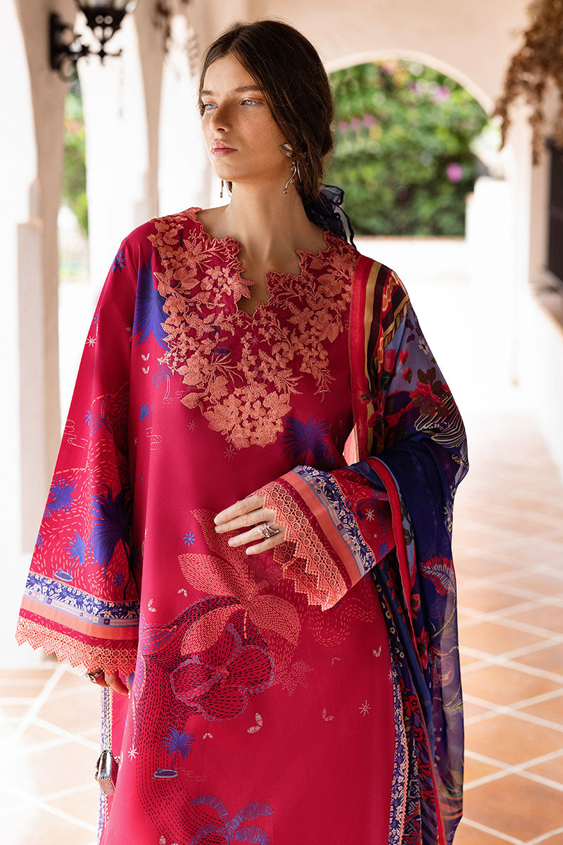 Mushq | Mirasol Printed Cambric | Voz Dulce - by Libasekhas UK - Registered Vendor of : Mushq - 100% Original Designer Dress