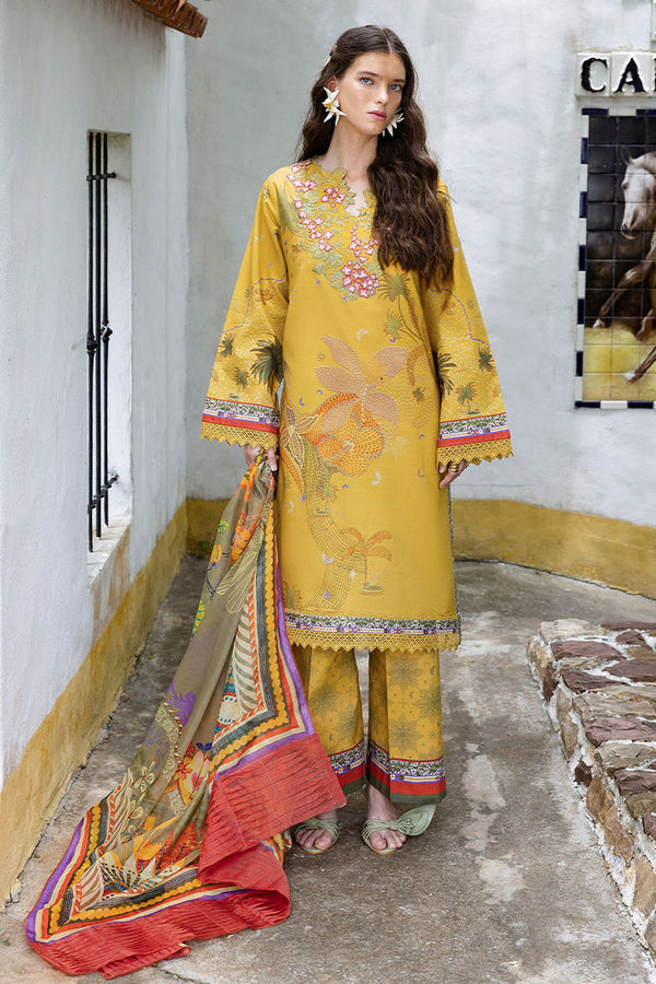 Mushq | Mirasol Printed Cambric | Sol Arena - by Libasekhas UK - Registered Vendor of : Mushq - 100% Original Designer Dress
