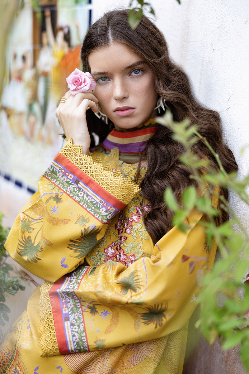 Mushq | Mirasol Printed Cambric | Sol Arena - by Libasekhas UK - Registered Vendor of : Mushq - 100% Original Designer Dress