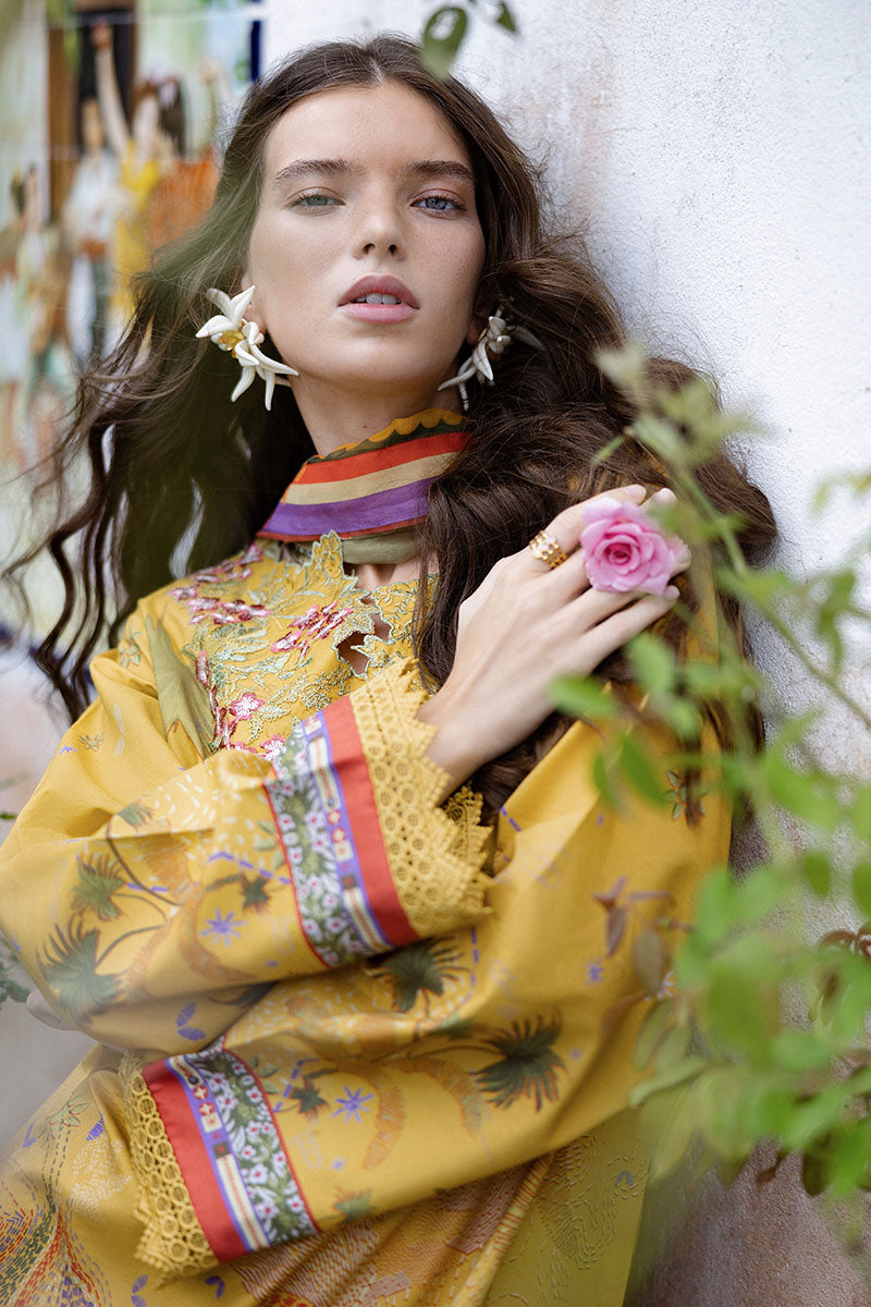 Mushq | Mirasol Printed Cambric | Sol Arena - by Libasekhas UK - Registered Vendor of : Mushq - 100% Original Designer Dress