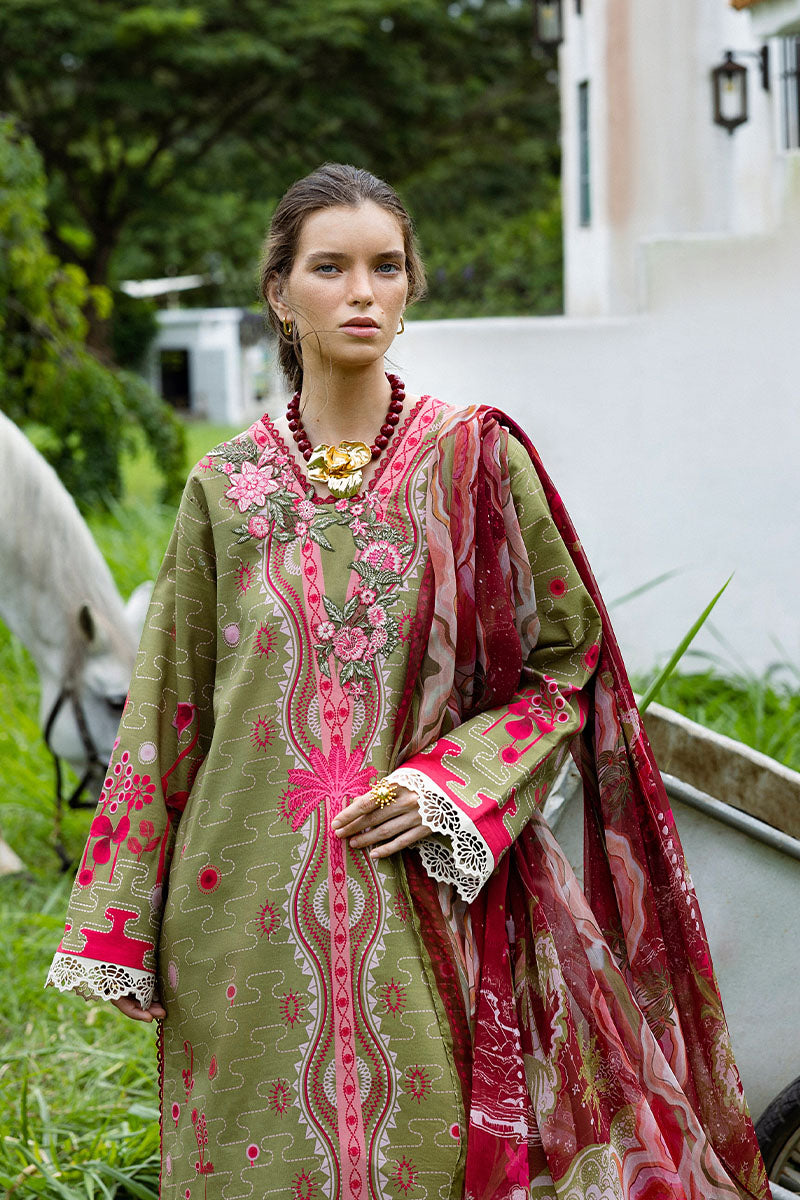 Mushq | Mirasol Printed Cambric | Cielo Sol - by Libasekhas UK - Registered Vendor of : Mushq - 100% Original Designer Dress