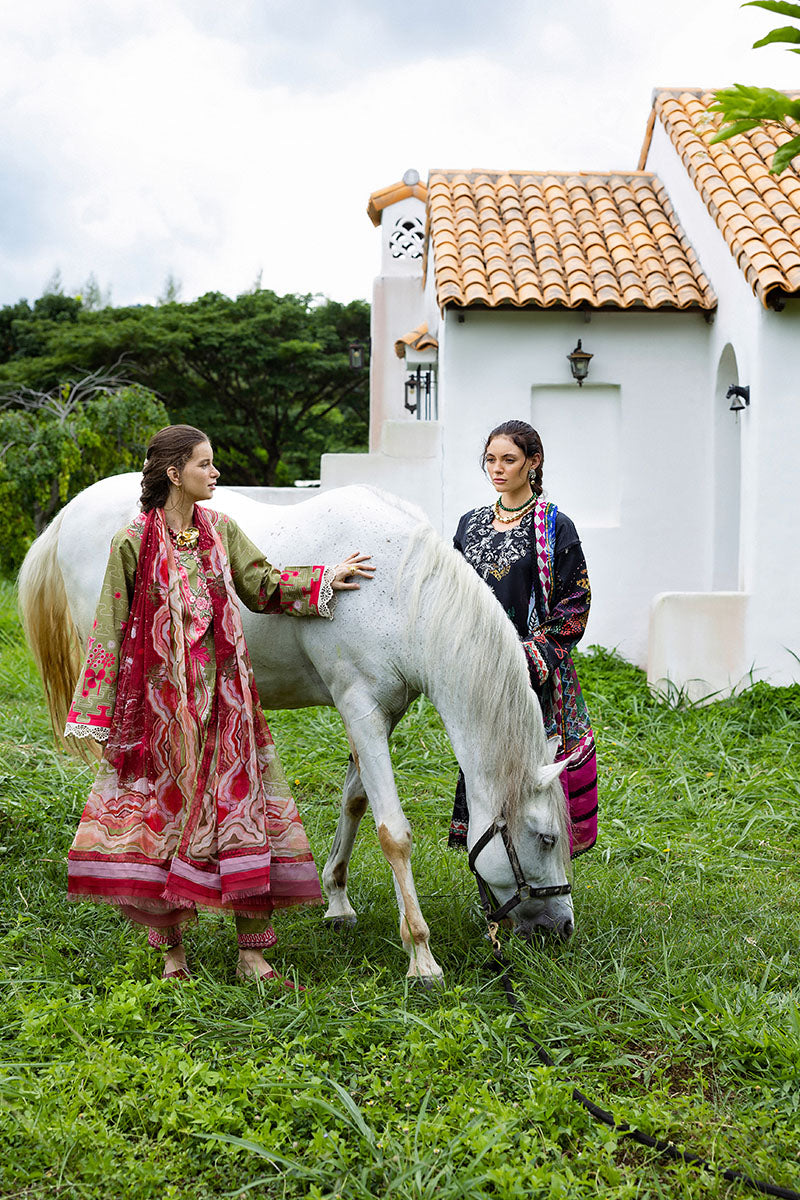Mushq | Mirasol Printed Cambric | Cielo Sol - by Libasekhas UK - Registered Vendor of : Mushq - 100% Original Designer Dress