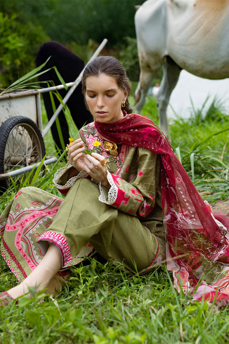 Mushq | Mirasol Printed Cambric | Cielo Sol - by Libasekhas UK - Registered Vendor of : Mushq - 100% Original Designer Dress