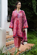 Mushq | Mirasol Printed Cambric | Coral Mar - by Libasekhas UK - Registered Vendor of : Mushq - 100% Original Designer Dress