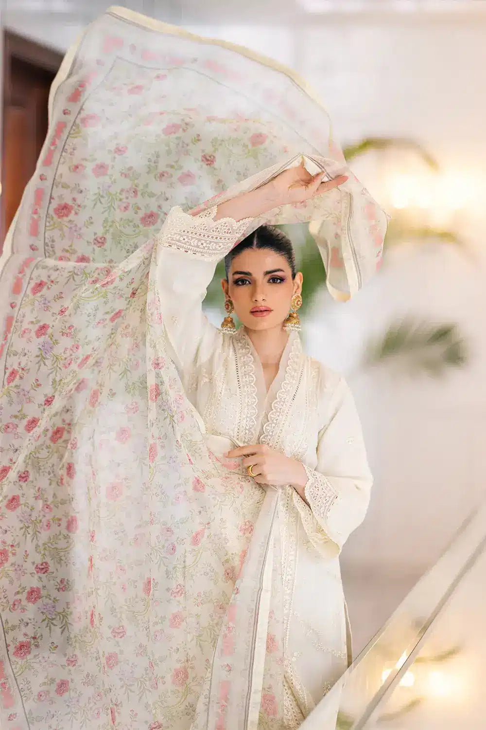 Azure | Embroidered Ensembles 23 | Heaven Bliss - by - Libasekhas UK - Registered Vendor of : Azure - 100% Original Designer Dresss