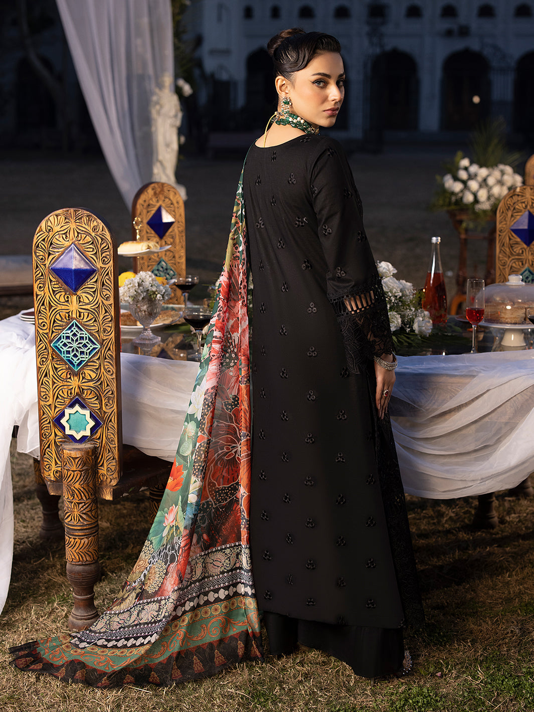 Mahnur | Mahrukh Luxury Lawn 24 | HEMAYAL - by - Libasekhas UK - Registered Vendor of : Mahnur - 100% Original Designer Dresss