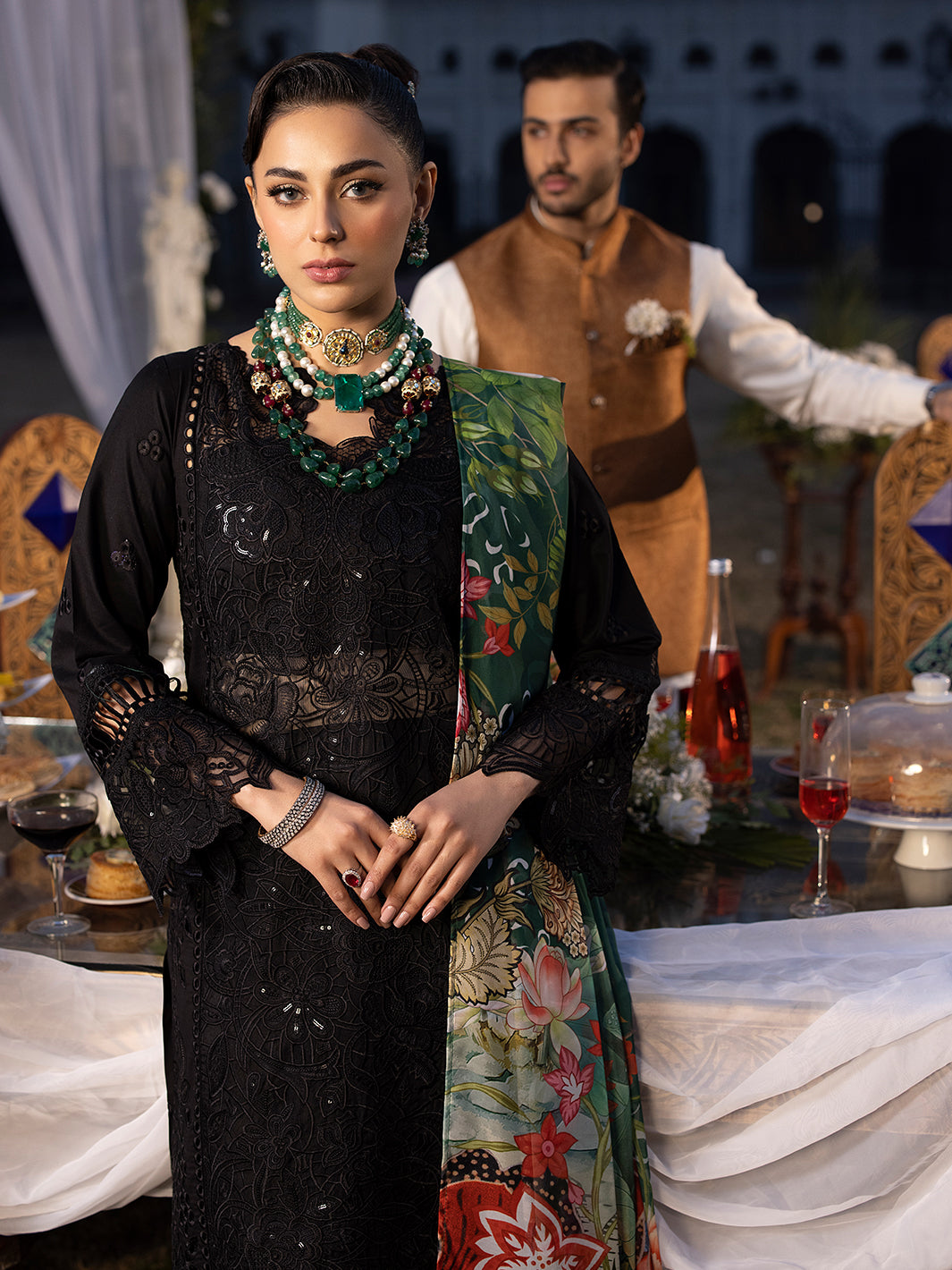 Mahnur | Mahrukh Luxury Lawn 24 | HEMAYAL - by - Libasekhas UK - Registered Vendor of : Mahnur - 100% Original Designer Dresss