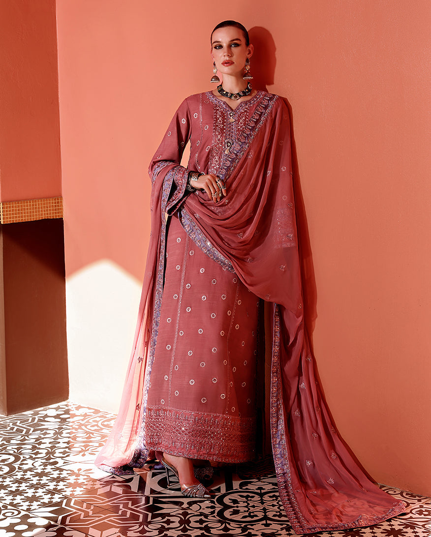 Mushq | Nuvera Raw Silk 26 | Hermione - by Libasekhas UK - Registered Vendor of : Mushq - 100% Original Designer Dress