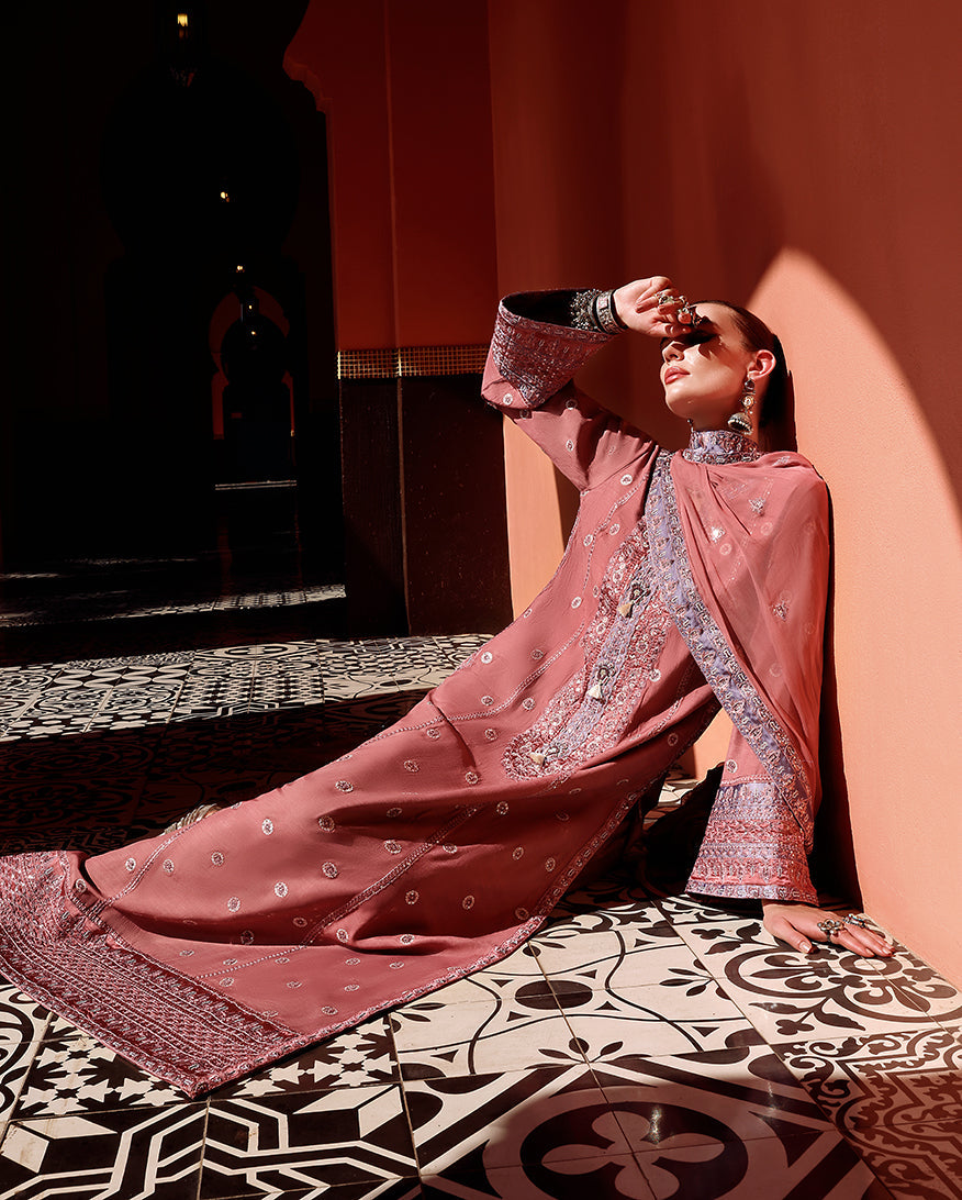 Mushq | Nuvera Raw Silk 26 | Hermione - by Libasekhas UK - Registered Vendor of : Mushq - 100% Original Designer Dress