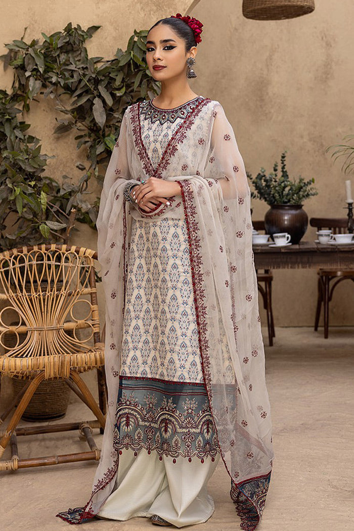 Humdum | Ishq Embroidered Collection | IS-08 - by - Libasekhas UK - Registered Vendor of : HumDum - 100% Original Designer Dresss